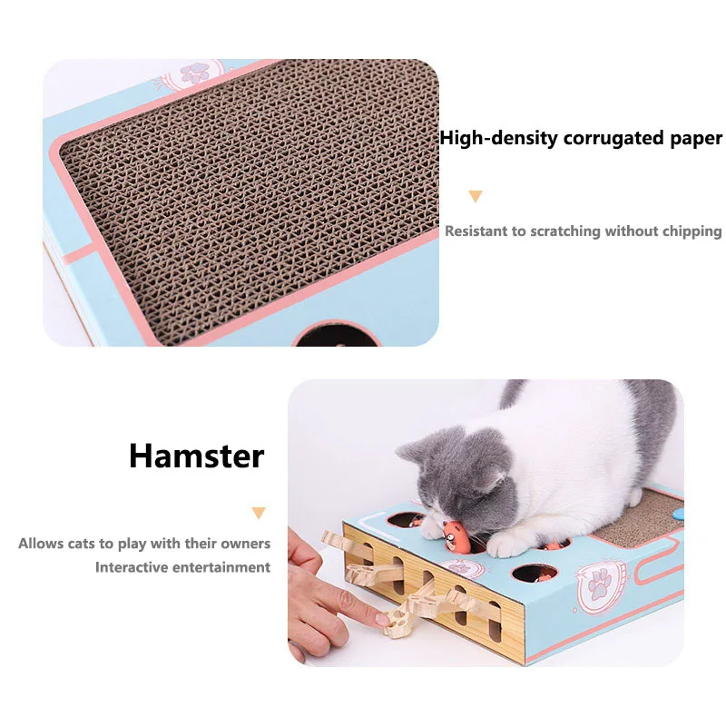 Игрушки для кошек масок коробка мыши владельца взаимодействия с кошками точилка