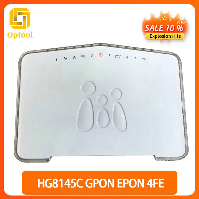 

7PCS HG8145C GPON EPON 4FE+WiFi ONU ONT with 4 Lan ports is suitable for olt, Xpon ONT router English version without power