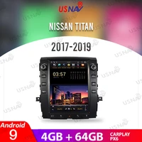 usnav 10 4 tesla screen for nissan titan 2017 2019 android 9 car multimedia gps navi stereo head unit audio radio carplay dsp