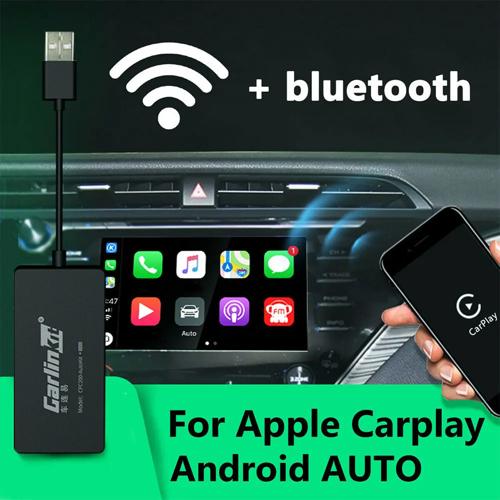 Carlinkit Carplay A3 беспроводной адаптер для Apple Android Автомобильный ключ Iphone USB автомобиля