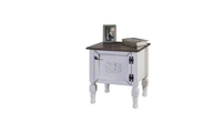 island bedside table white