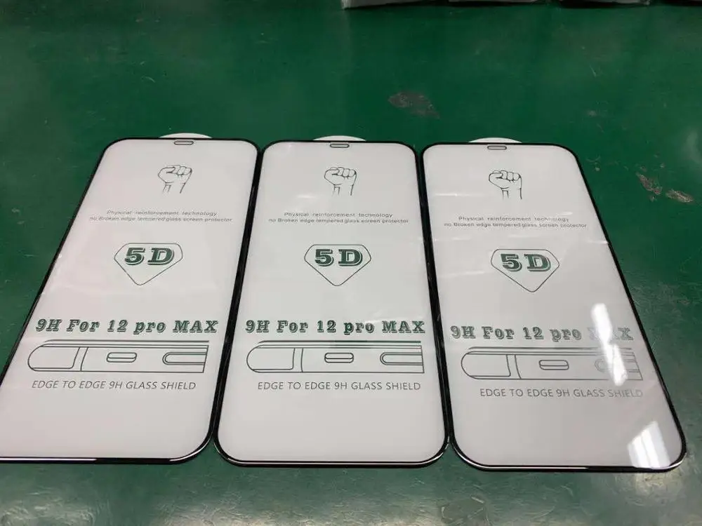 100 шт. для iPhone 12 mini/11 Pro/XS MAX/8plus/7 PLUS/XR/XS 5D Покрытие Закаленное стекло IPHONE SE 2020 3D защита