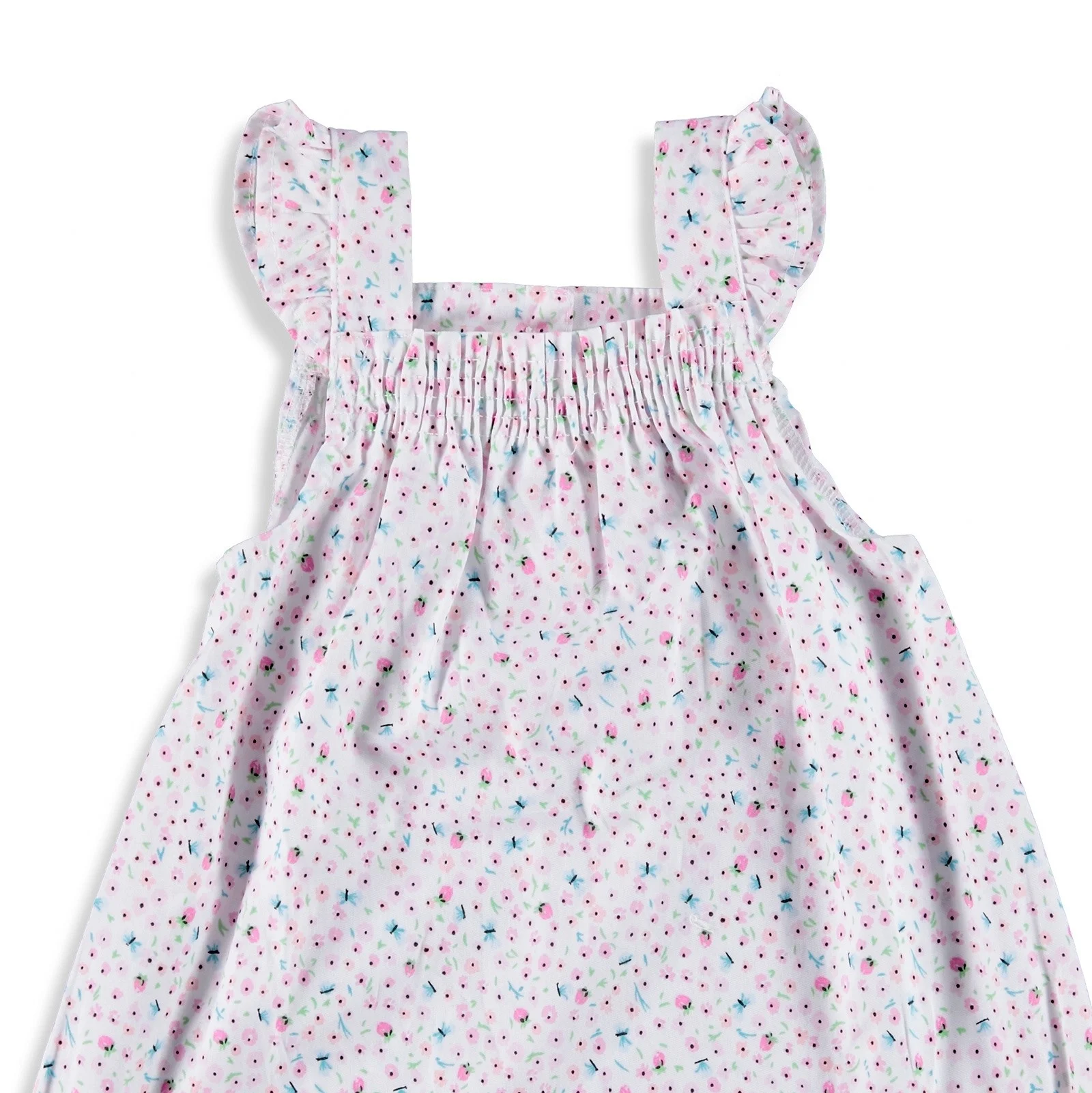 Ebebek HelloBaby/платье для маленьких девочек с оборками на плечах | Мать и ребенок