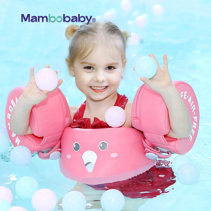 Home 11 Anel de Ajuda Colete com Asas de Braço Trainer para Crianças Mambobaby Não-inflável Água Flutuadores Bebê Natação Treinamento Flutuador Nadar 3 8 Anos