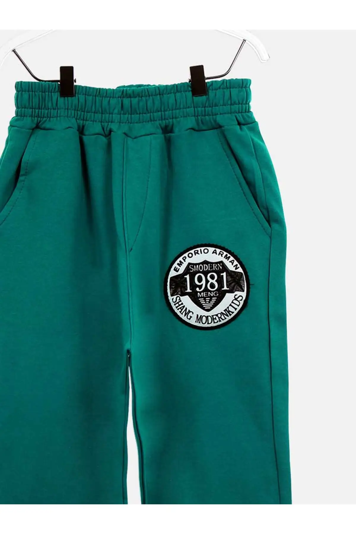 Масляно-зеленые сезонные мужские спортивные штаны | Мать и ребенок