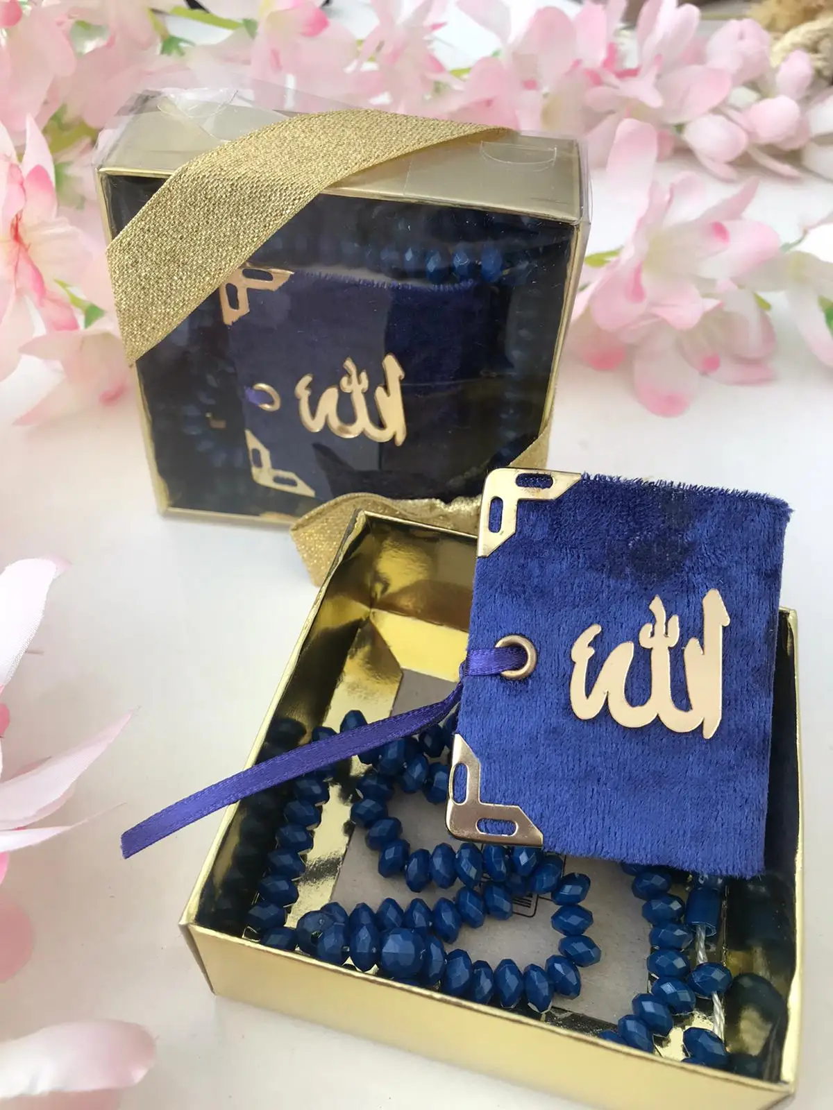 Mini conjunto de Cor&aacute;n con Tasbeh, conjunto colorido del Cor&aacute;n con Ideas de regalo, Ramad&aacute;n, Mubarak, musulm&aacute;n, recuerdos de fiesta de boda, 50 piezas-0