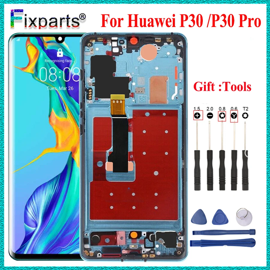 

NEW for Huawei P30 Pro LCD Touch Screen Digitizer Assembly Huawei P30 LCD display For Huawei P30Pro LCD VOG-L29 ELE-L29 MAR-LX1M