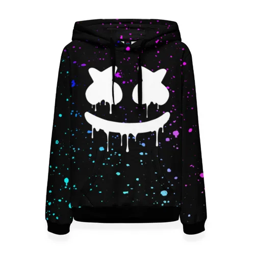 Женская толстовка 3D MARSHMELLO Melt|Женские толстовки и свитшоты| |