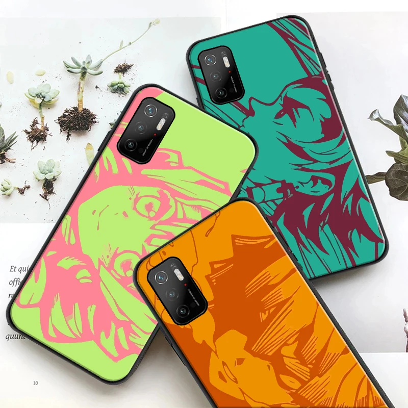 

Cartoon Japan Anime Demon Slayer Phone Case For Xiaomi POCO F3 GT X3 Pro X3 GT M3 M3 Pro X3 X3 NFC Kimetsu No Yaiba Cover