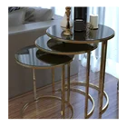 Круглый современный кофейный столик 3 шт. в скандинавском стиле
