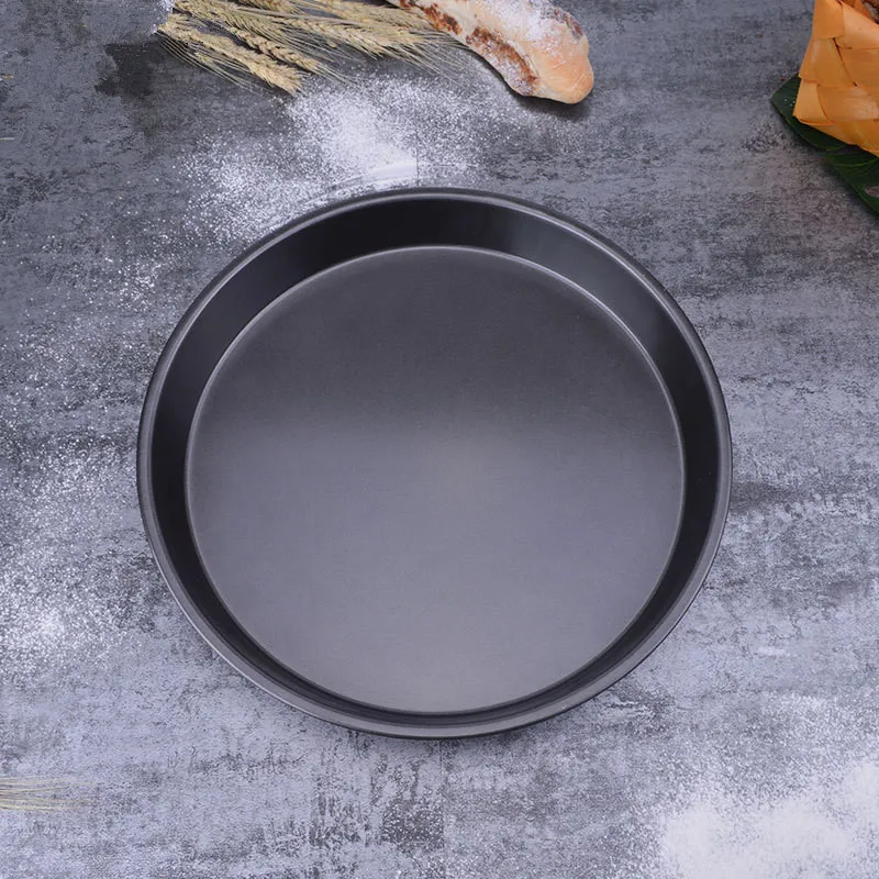 6 7 8 inch Pizza Plate Round Deep Dish Pan Tray Carbon Steel Non-stick Stone Mold Baking Tool Form for pizza | Дом и сад