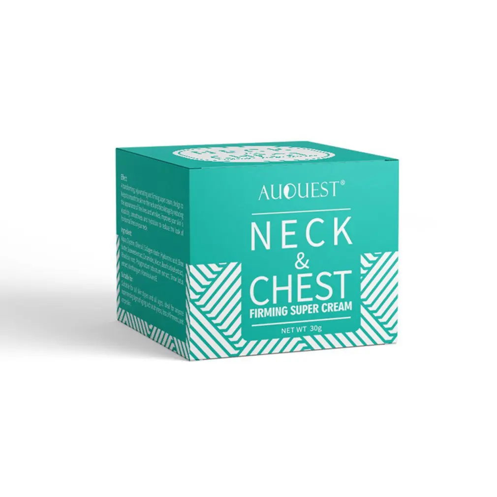 Крем-маска AuQuest для шеи укрепляющая и уменьшающая морщины на шее маска