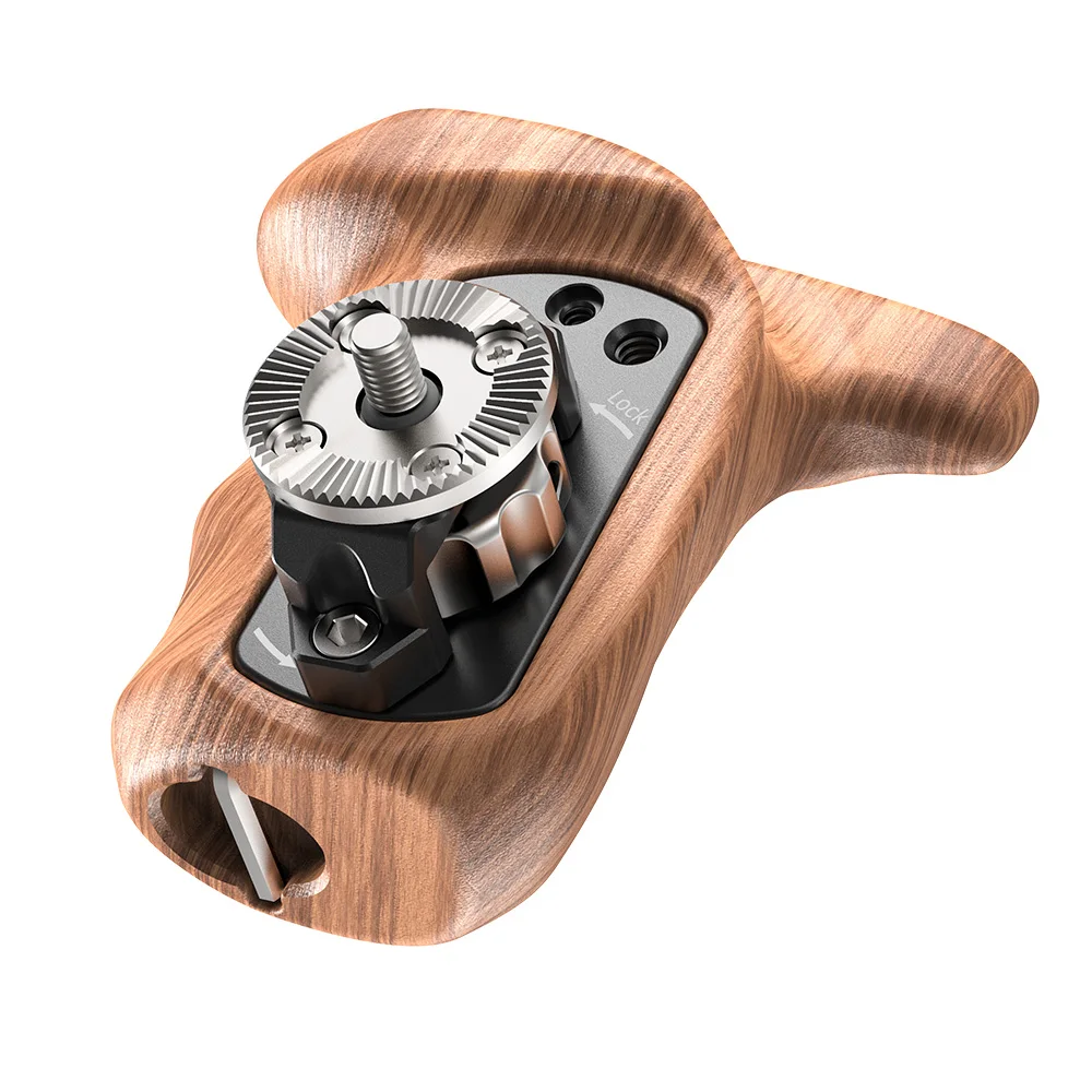 SmallRig Right Side Wooden Handle with ARRI Rosette For Universal DSLR Camera Cage Shoulder Mount Support System Rig - 1941 | Электроника