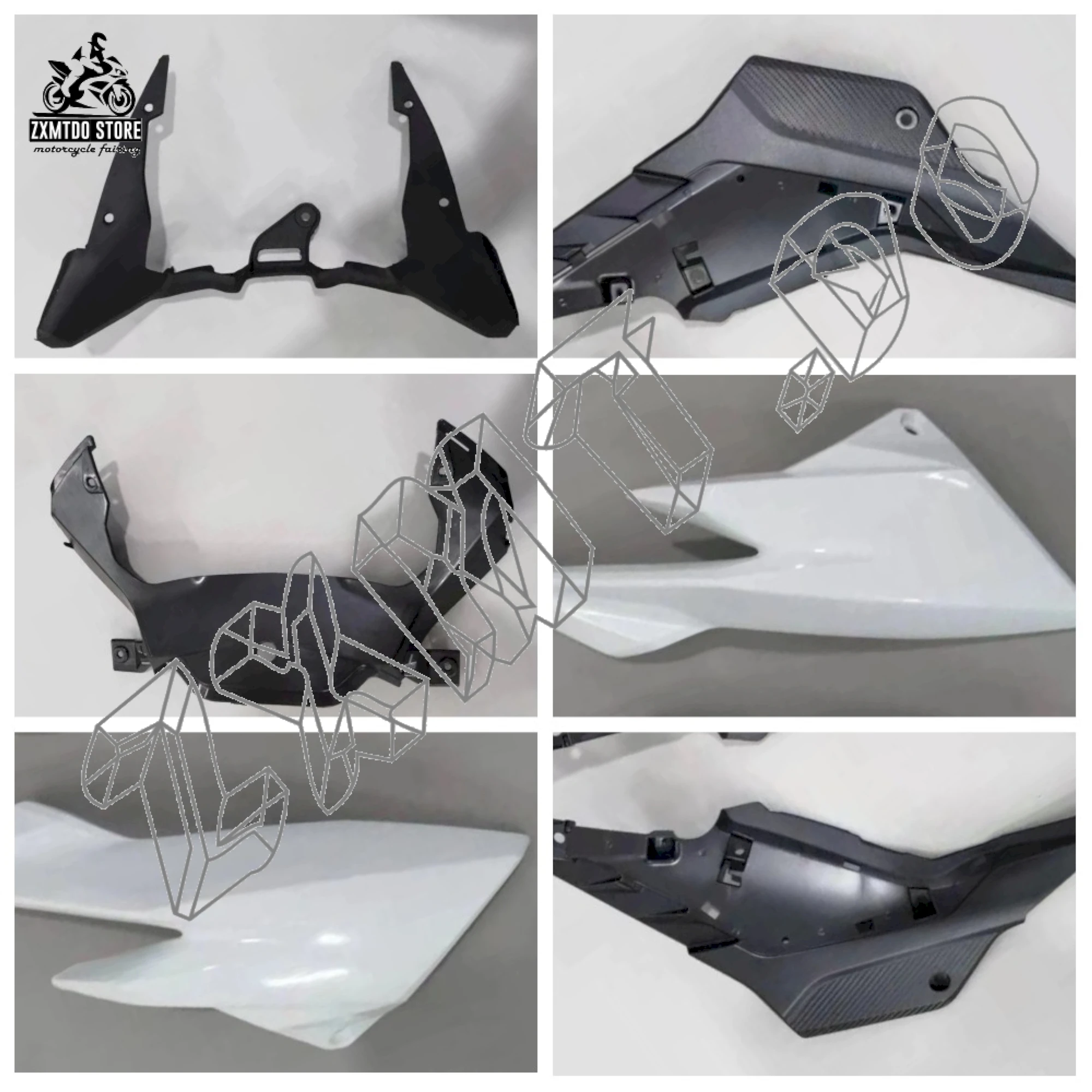 Fairing Kit For Honda CB500F 2016-2021 Injection plastic motorcycle body kit ABS plastic. мотопластик |