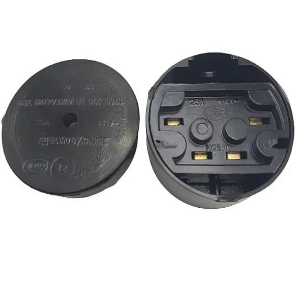 Разъем 4-х контактный 25А (РШ-ВШ вилка+розетка) для подключения электрической плиты