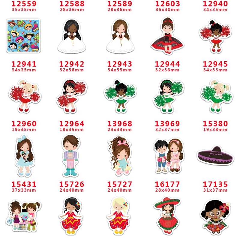 Бесплатная доставка 30 шт мультяшный персонаж плоское украшение из смолы PR 12559 |