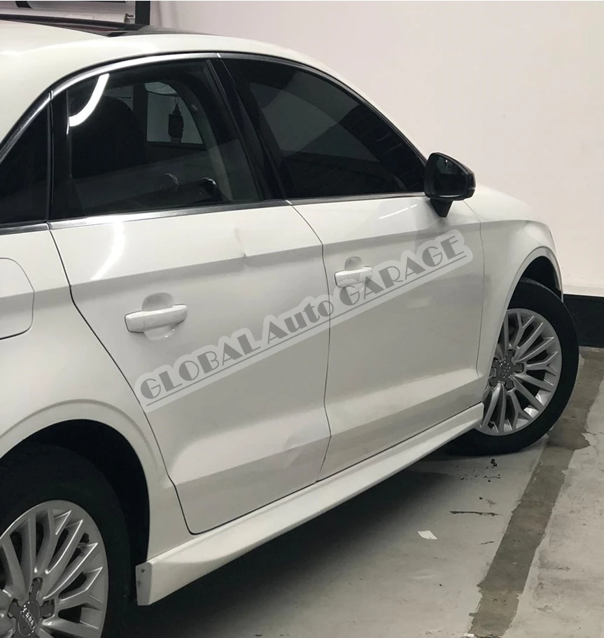 Боковые юбки порога 2013-2017 для Audi A3 8 в седана автомобильный Стайлинг
