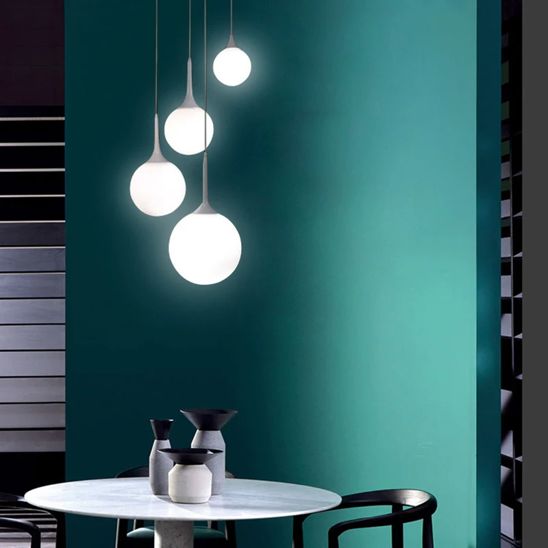 LED Glass pendant lamp Ball light Beaver dining room bedroom creative design | Лампы и освещение