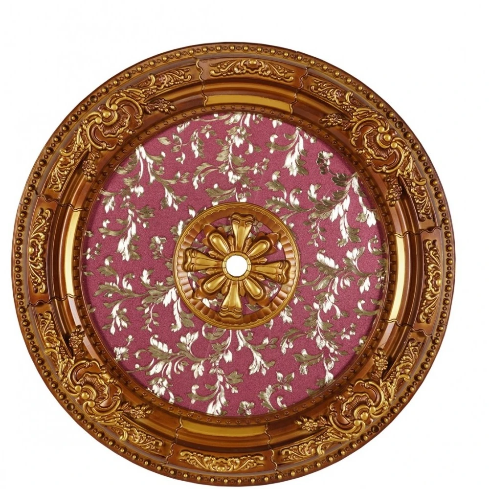 

Decorative Round Designed Vintage Looking Ceiling Medallion for Chandeliers 90cm 35.43''