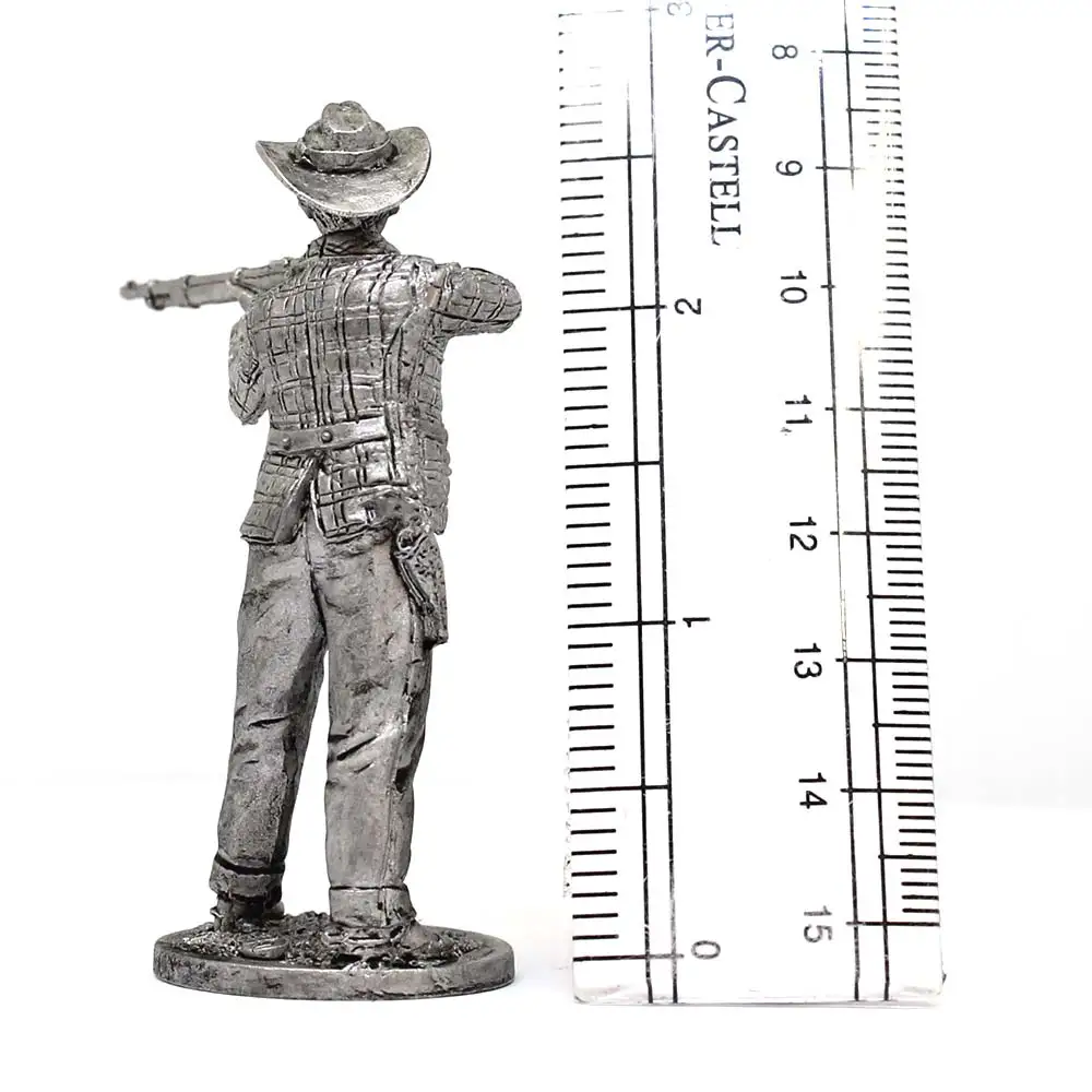 Ковбой с ружьем - оловянный солдатик фигурка 54 мм WW12 | Дом и сад