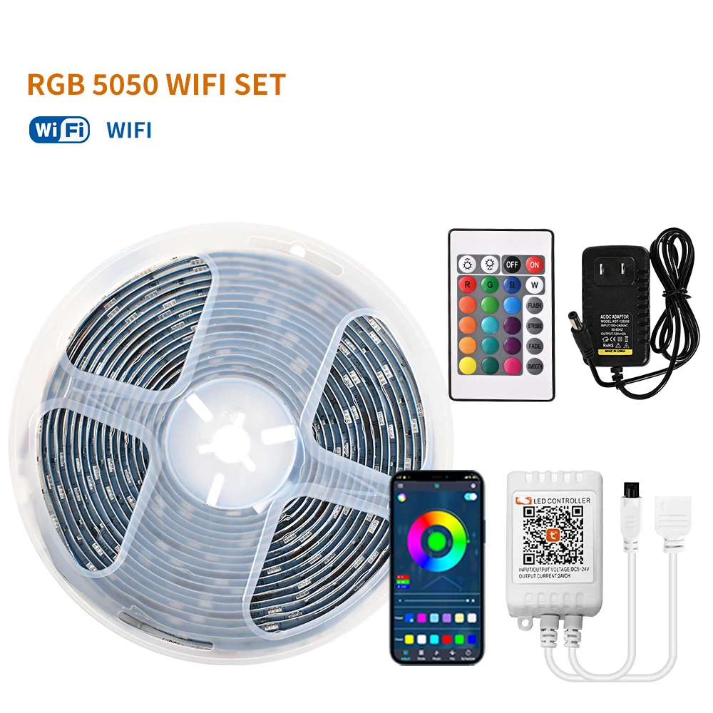 

Светодиодная неоновая лента RGB ws2812, 5-30 м