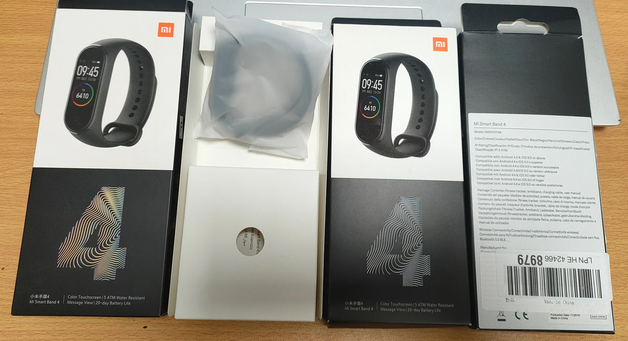85% Новый смарт-браслет Xiaomi Mi Band 4 3 цвета AMOLED экран пульсометр фитнес Bluetooth 5 0 спорт