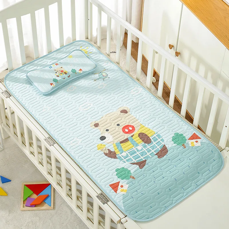 

Baby Mattress Pad Children Mattresses Sheets Cartoon Animals Baby Latex Soft Mat Summer Kids Bedding Play Boys Girls Infant Bed