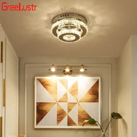 crystal ceiling lamp for bedroom living study room kitchen ceiling chandelier nordic decora led corridor stairs lighting fixture