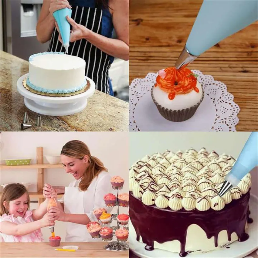 

MEMDOO 32pcs Baking Cake Decorating Accessories Tools Supplies Kit Set