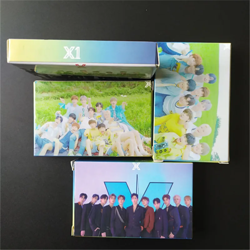 KPOP Kores Новый X1 флэш-альбом LOMO карты бумажные фото квантовый скачок Ким Йохан ли