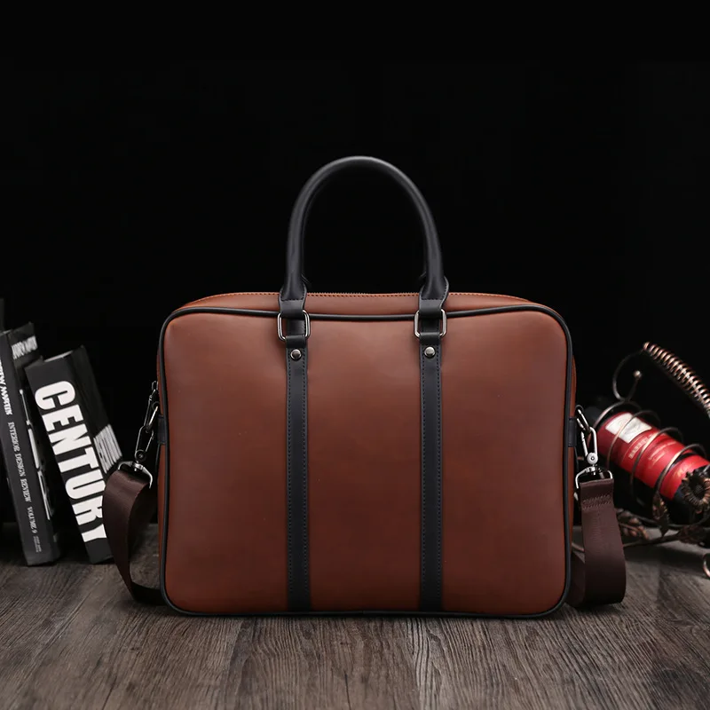 

Versatile Vintage Men's Genuine Leather Shoulder Bag Casual Handbag for Natural Leather Cross body Messenger Flap Bags Male