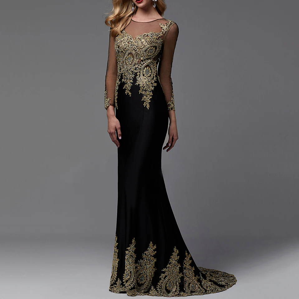 Русалка/Труба Иллюзия шеи развертки/щеткой поезда спандекс/Джерси Формальное