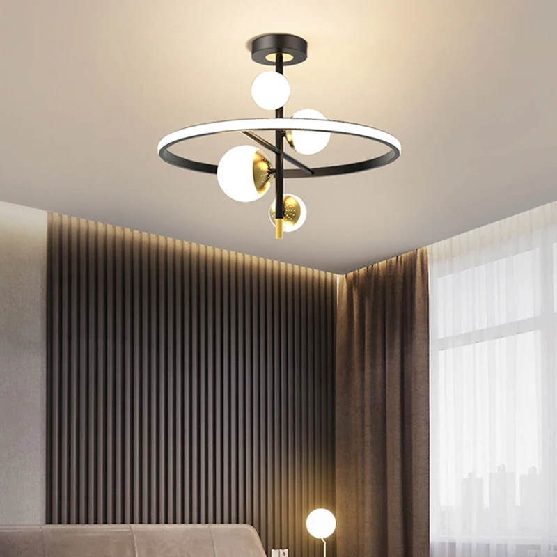 Новая светодиодный ная Люстра для гостиной спальни столовой лампа в современном