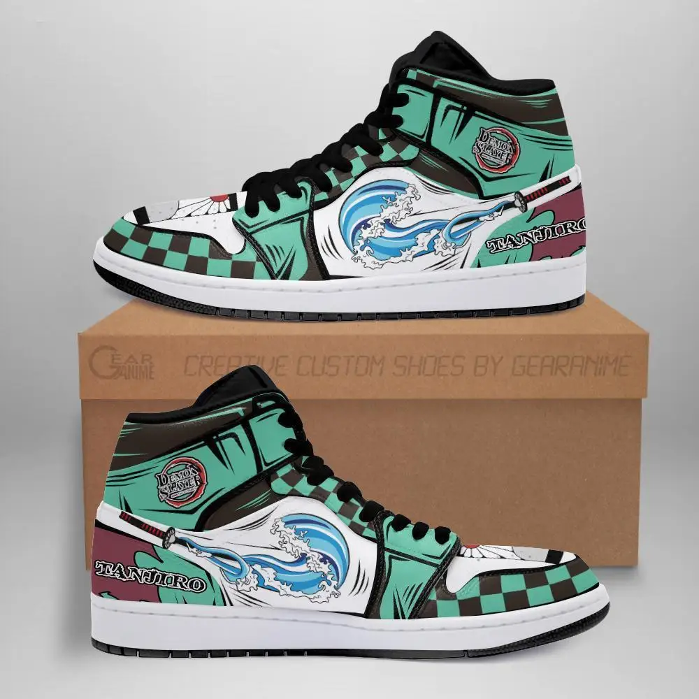 

2021 summer men's fashion trend breathable and wearable Demon Slayer character anime shoes