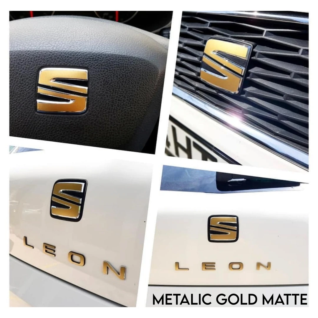 Наклейка с логотипом для Seat Leon MK3 5F Набор наклеек голограммой карбоновая эмблема