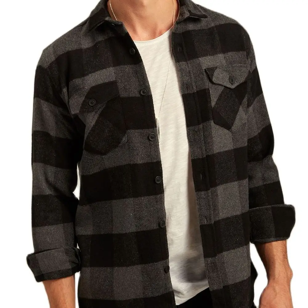 

2022 New Season Anthracite Plaid Lumberjack Shirt