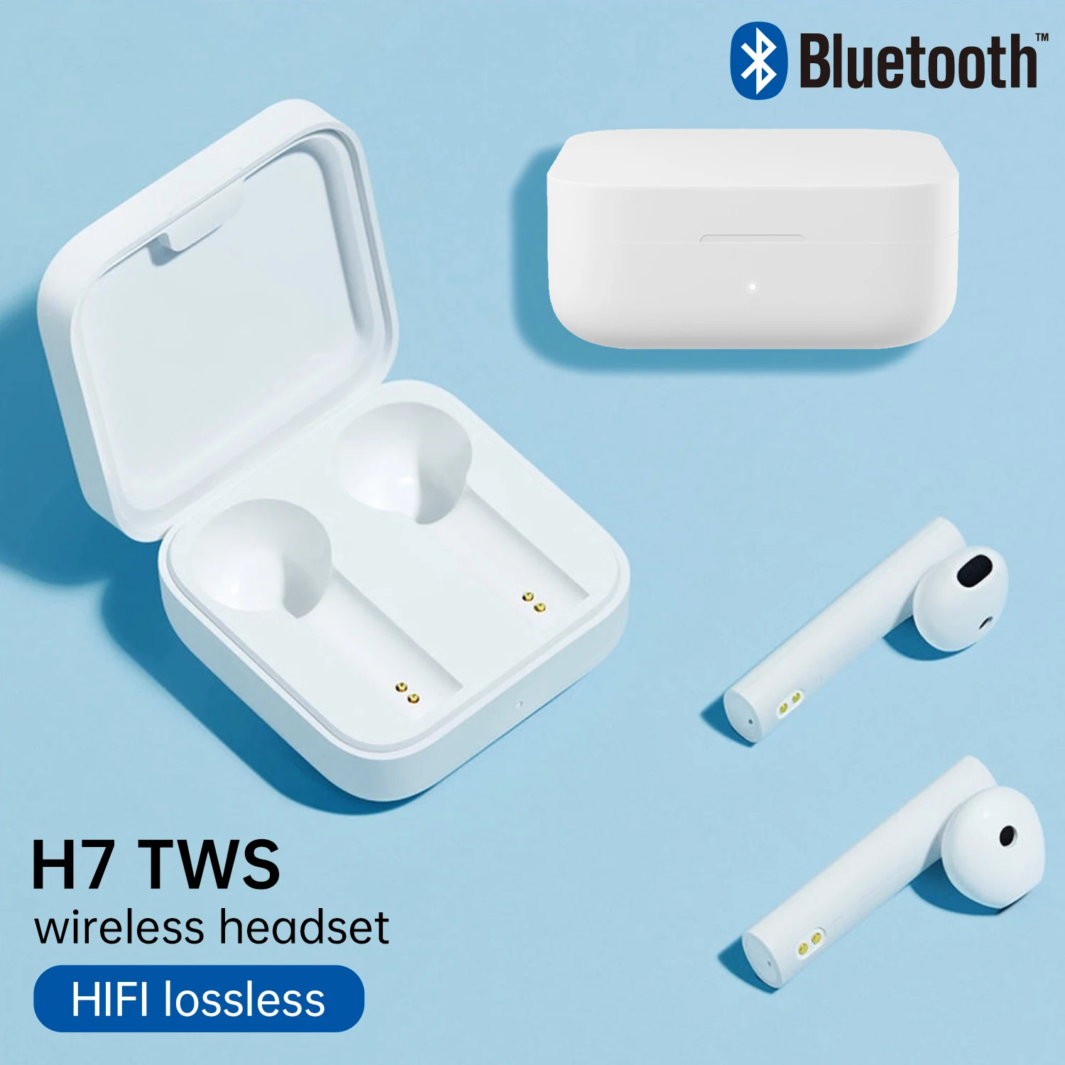 

Hot Sale H7 TWS Bluetooth Earphone For All Smart Phone Sport headphones Stereo Earbud Wireless Bluetooth Earphones In-ear