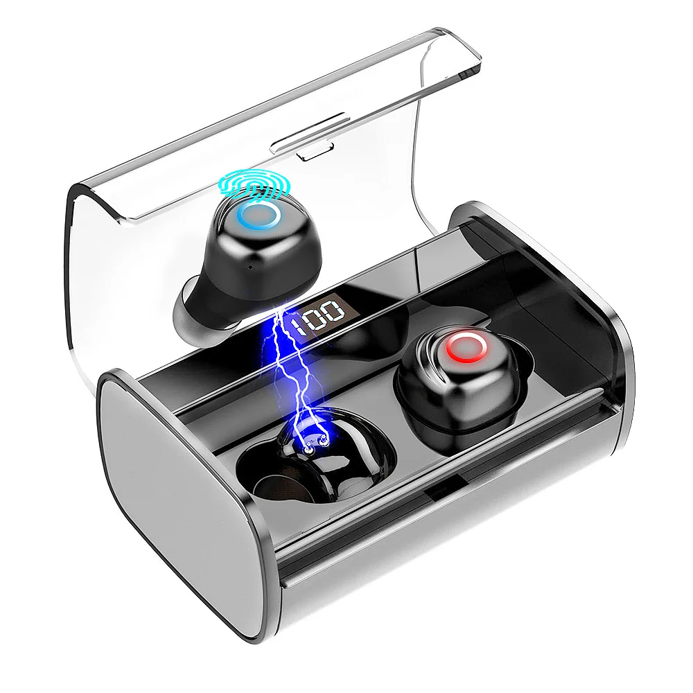 EZEAR X12 TWS Беспроводные Bluetooth 5 0 портативные наушники HIFI гарнитура батарея
