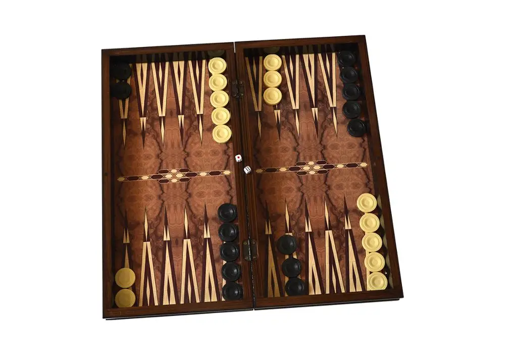 Деревянный элегантный мотив нарды большой размер набор лучшее качество высокое