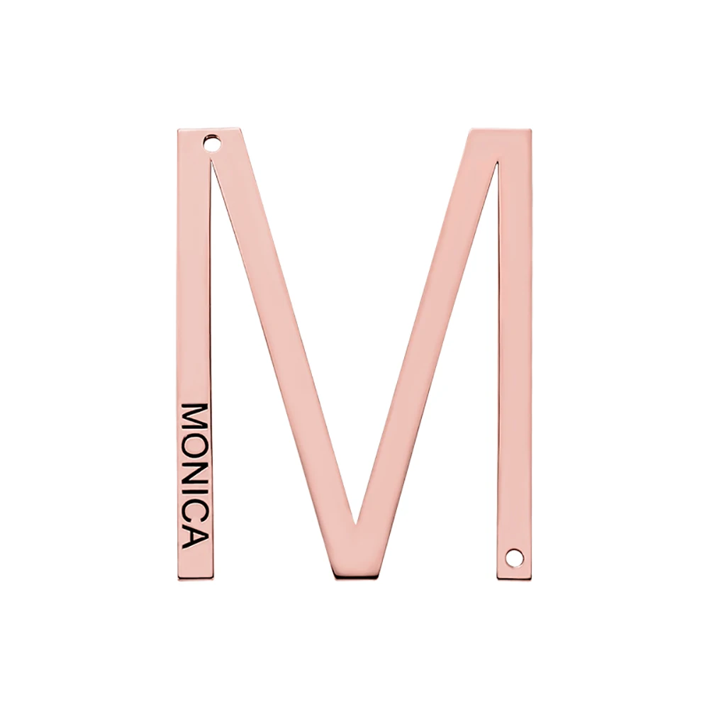 Sweey Прямая поставка персонализированное гравированное боковое начальное