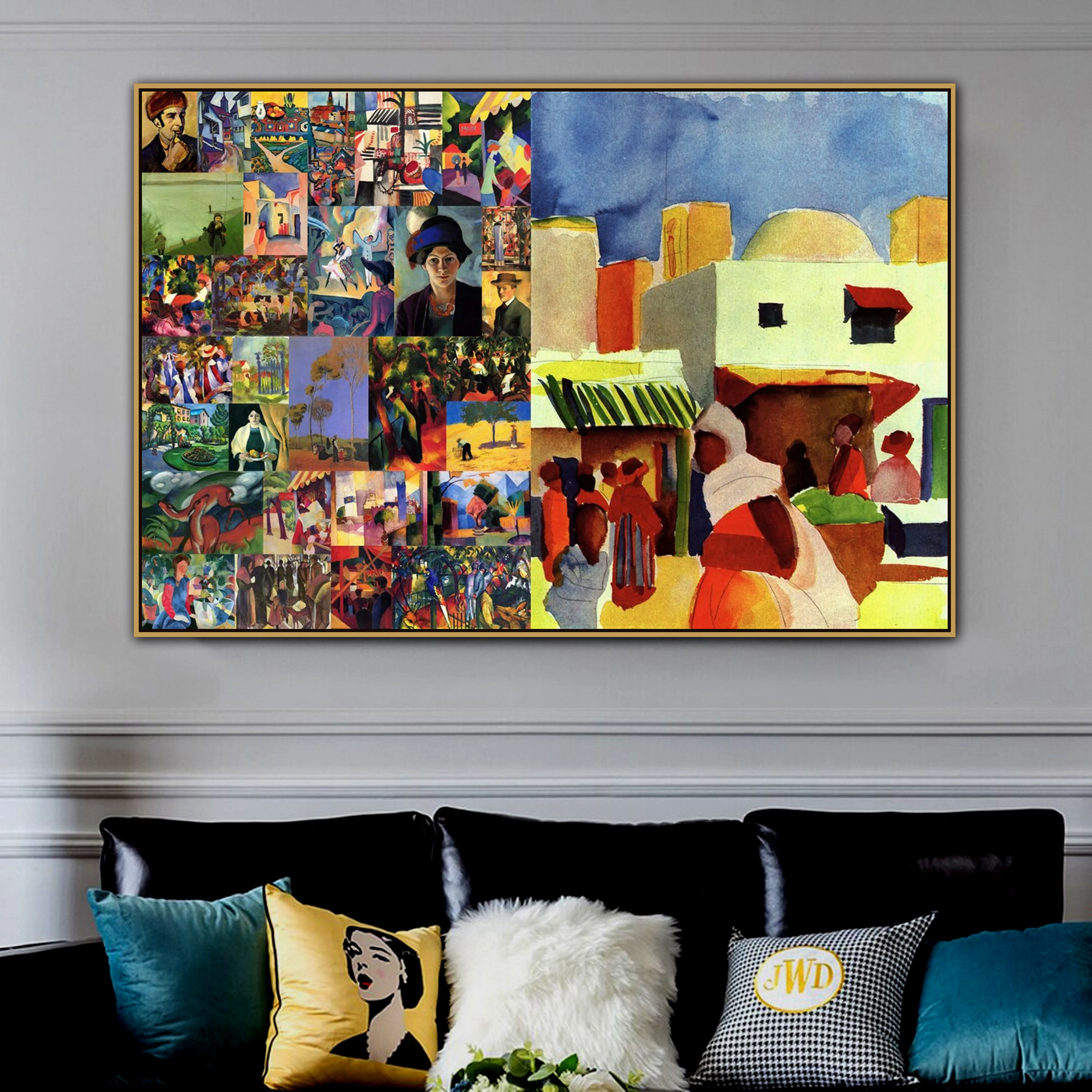 Картина с изображением старшего знаменитого мастера-художника сада картина