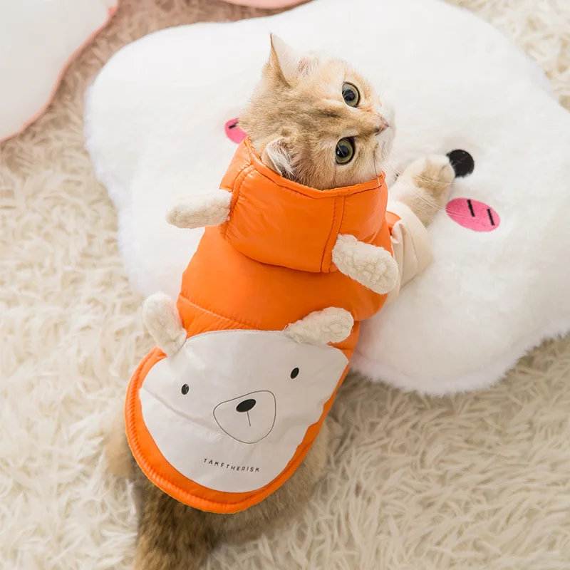 

Pet Dog Cat Clothes Warm Winter Dog Coat for Small Dogs Cats Pet Clothing Puppy Pug Jacket