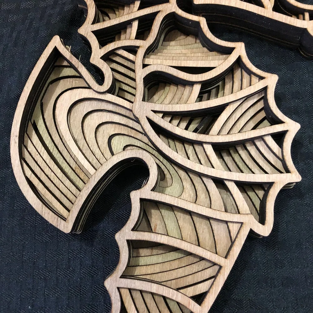 цифровой файл подготовленный специально для лазерной резки многослойных