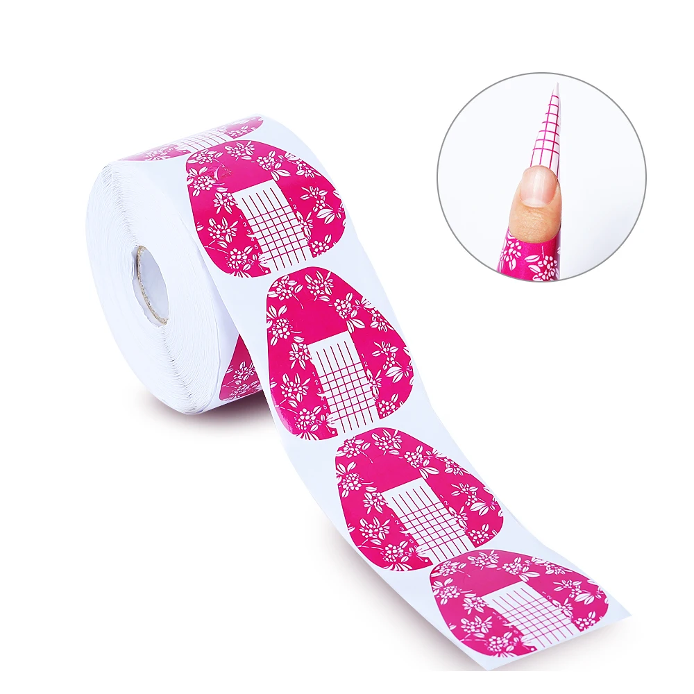 Новинка 1 комплект детский стилет ногтей Фольга формы Системы Французский