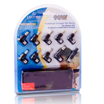 Chargeur Leotec универсальный для ноутбука 90 Вт напряжение Автоматическая Домашняя