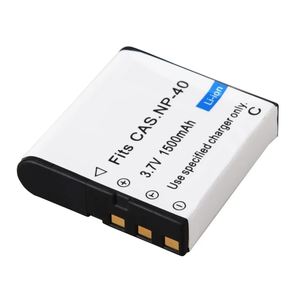 NP-40 Аккумулятор для цифровой камеры (1500 мАч 3 7 в литий-ионный)-Совместимость с Casio