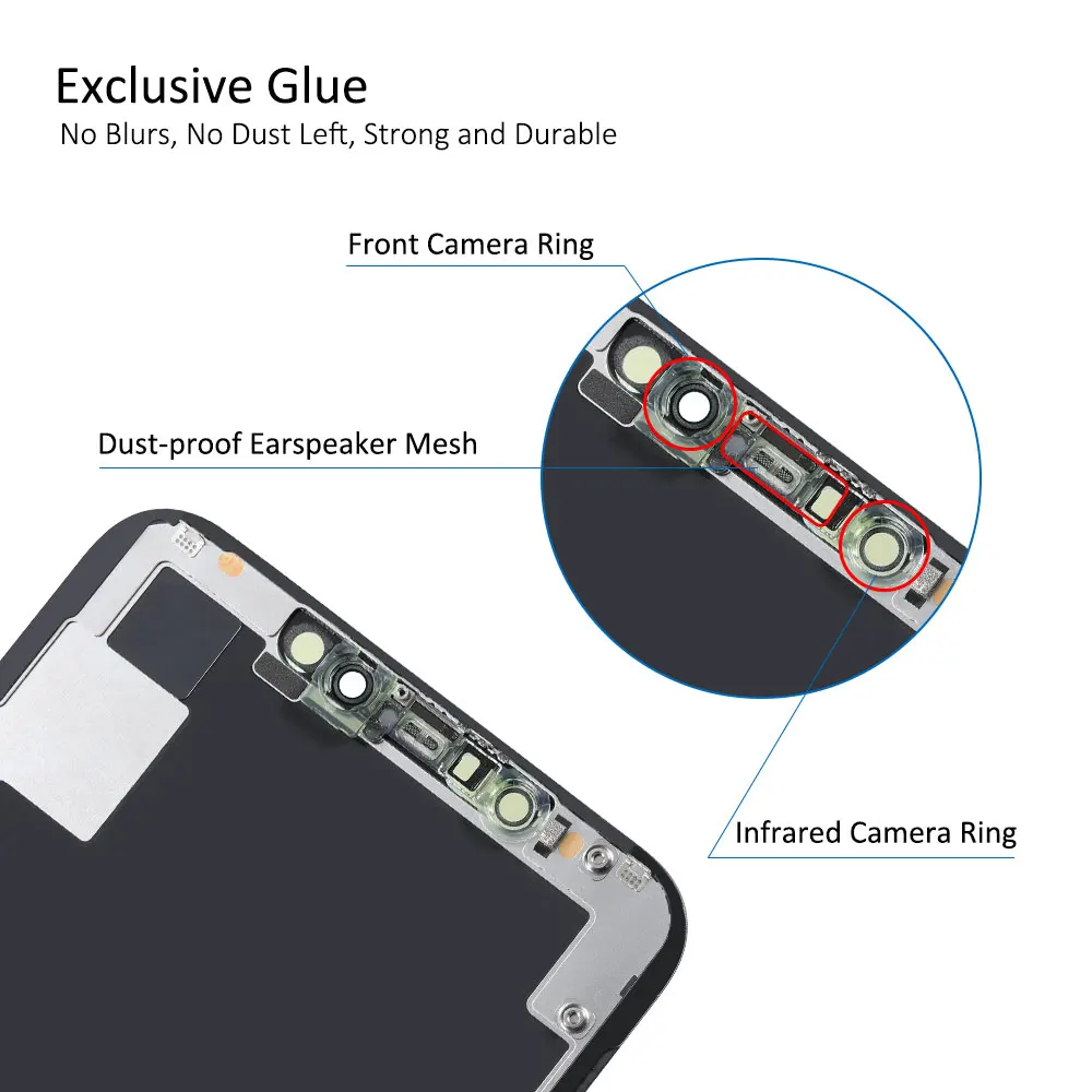 EK-pantalla LCD OLED suave para iPhone, montaje de digitalizador con pantalla t&aacute;ctil, reemplazo de tono verdadero, compatible con regalo, 11Pro MAX-3