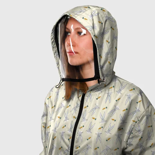 Ветровка 3D с защитным экраном Багз Банни для мужчин и женщин спорта отдыха