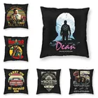 Наволочка в скандинавском стиле с надписью I Hunt Why I Am Dean, наволочка сверхъестественной подушки для телевизора братья-Винчестеры, наволочка для гостиной