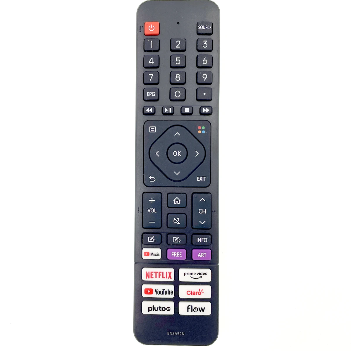 Original Remote Control EN3A52N For NOBLEX Smart TV DK43X5100 DK43X5100PI - Used Tested